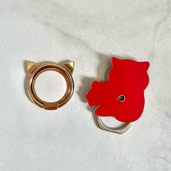 Cute Kitty Cat Phone Rings holders - Picture 2 of 2